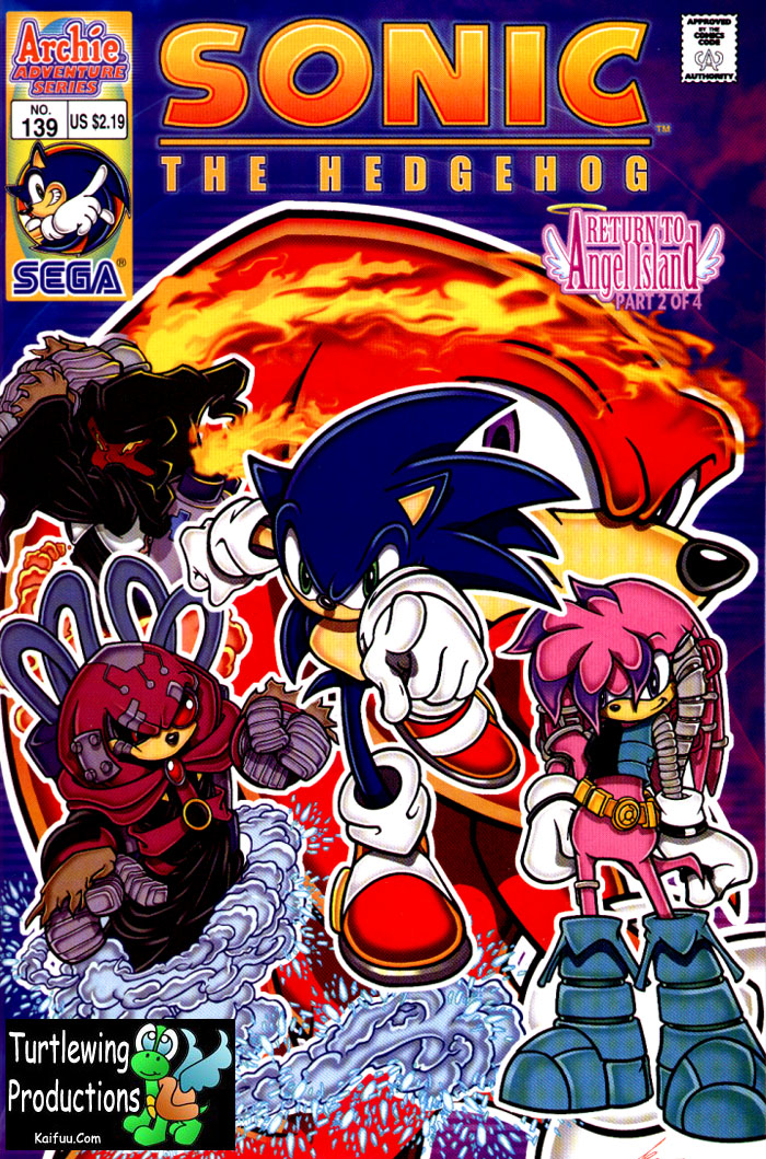 Sonic - Archie Adventure Series October 2004 Comic cover page